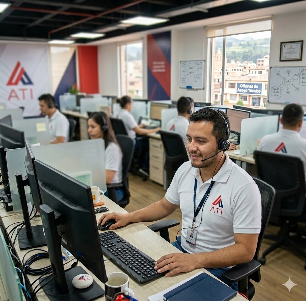 Agente de soporte técnico ATI Colombia